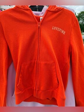 Pink Zipper Up Sweater